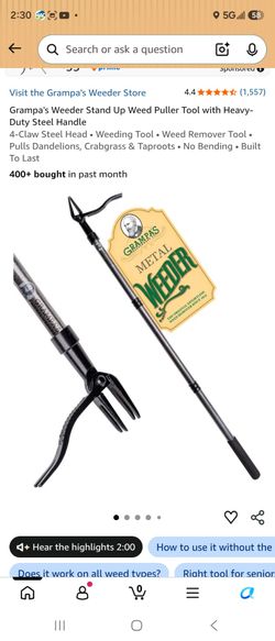 Grandpa's weeding tool