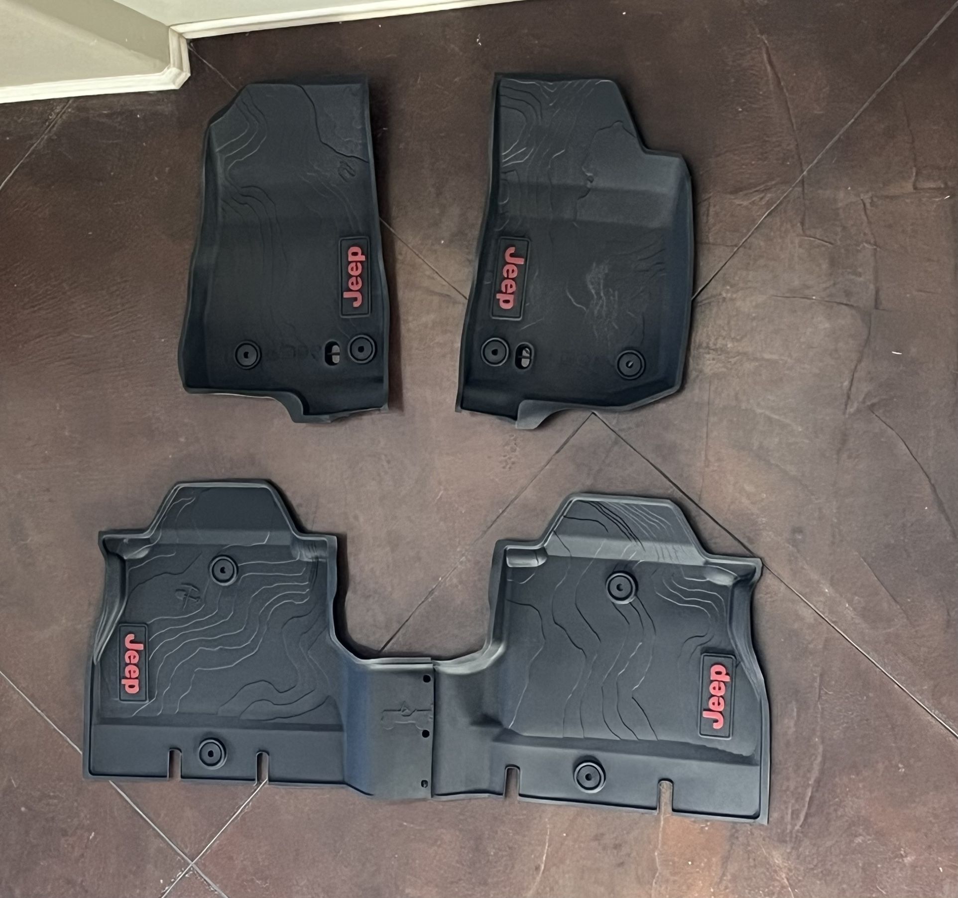 Mopar Slush Floor Mats for 2018-2025 Wrangler JL