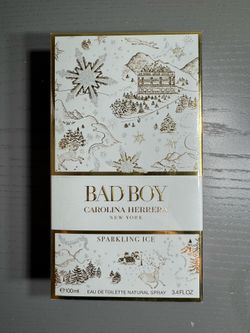 Carolina Herrera Bad Boy Sparkling Ice Eau de Toilette 100ml / 3.4 oz – Sealed in Box