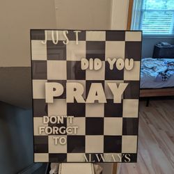 "PRAY" Poster Art