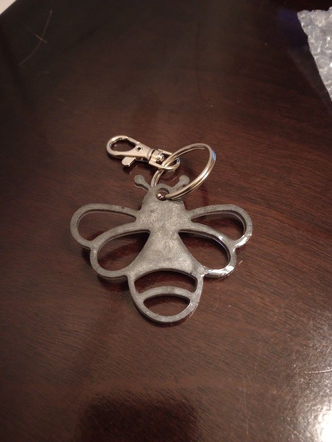 Hand Crafted Resin Bee Key Chain
