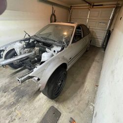 BMW E46 4 Door Rolling a Drift Chassis 