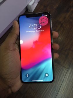 iPhone X 64GB AT&T Excellent Condition With Free Charger