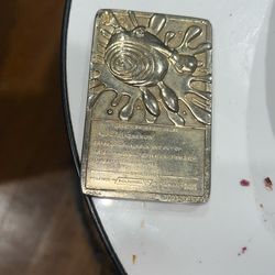 Authentic Gold Plated Poliwhirl