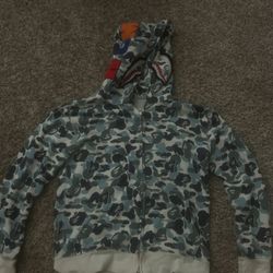 Blue Bape Hoodie