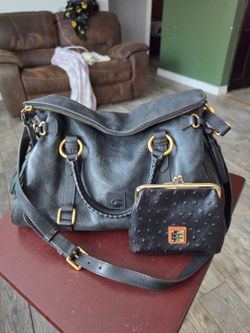 Dooney & bourke florentine satchel and wallet