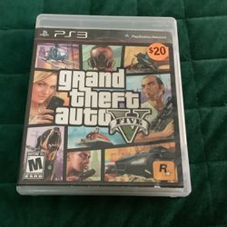 PS3 Game -- grand theft auto 5