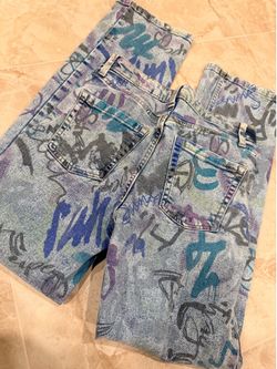 High rise, straight leg jeans