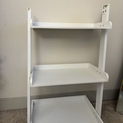 3 Tier White Shelves (with some damage)