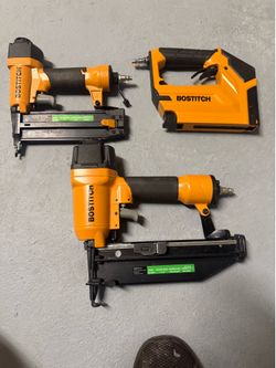 Trim and staple air nailer