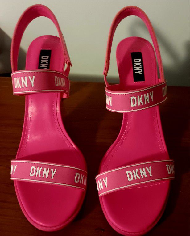 DKNY Hot Pink Sexy Summer Shoes