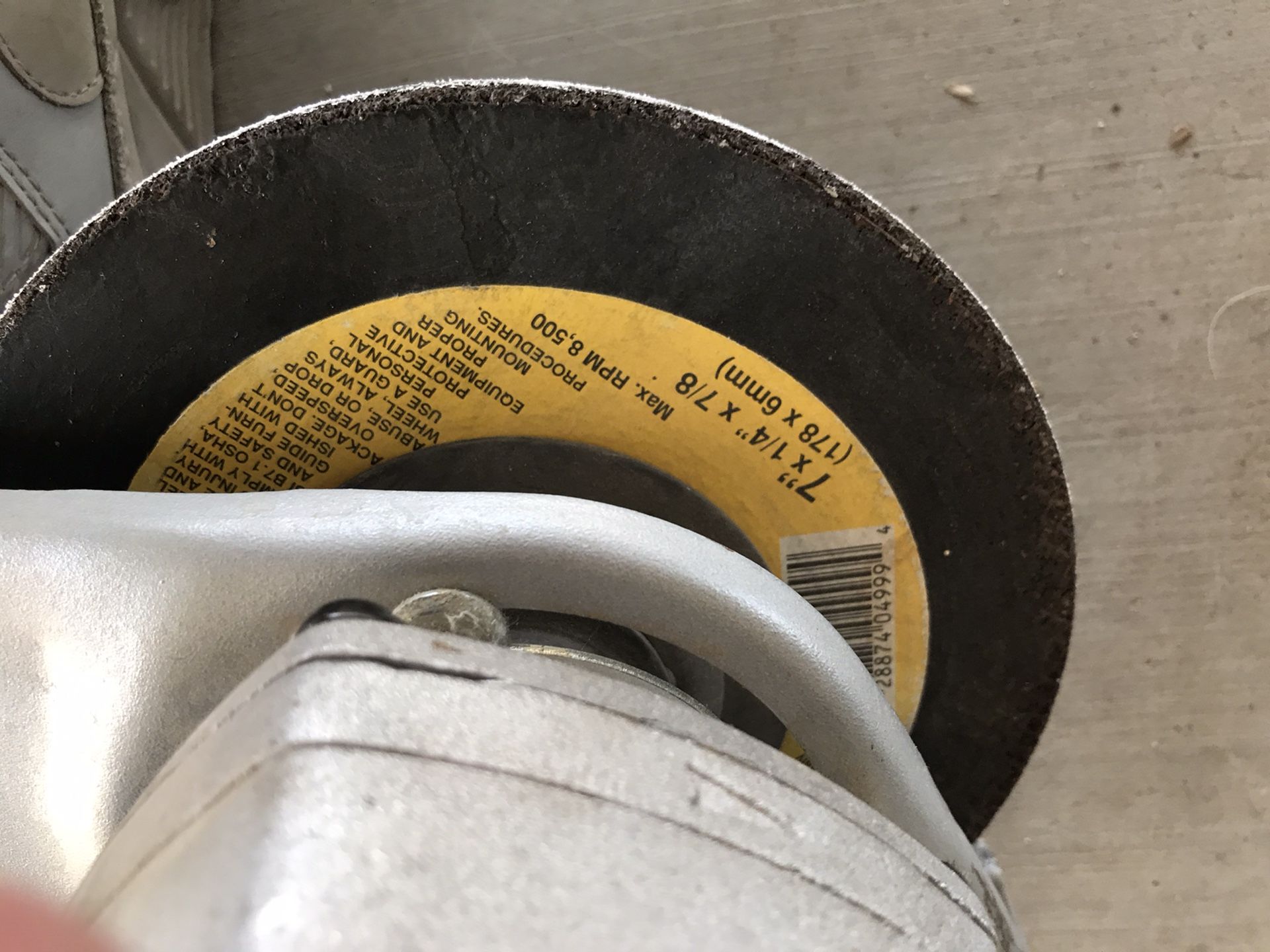 7” Dewalt DW474 Angle Grinder w/ Blade