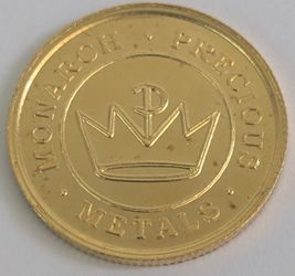 1/10 .9999 GOLD Monarch Precious Metals