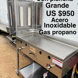 Trompo De Al Pastor Con Plancha Grande 