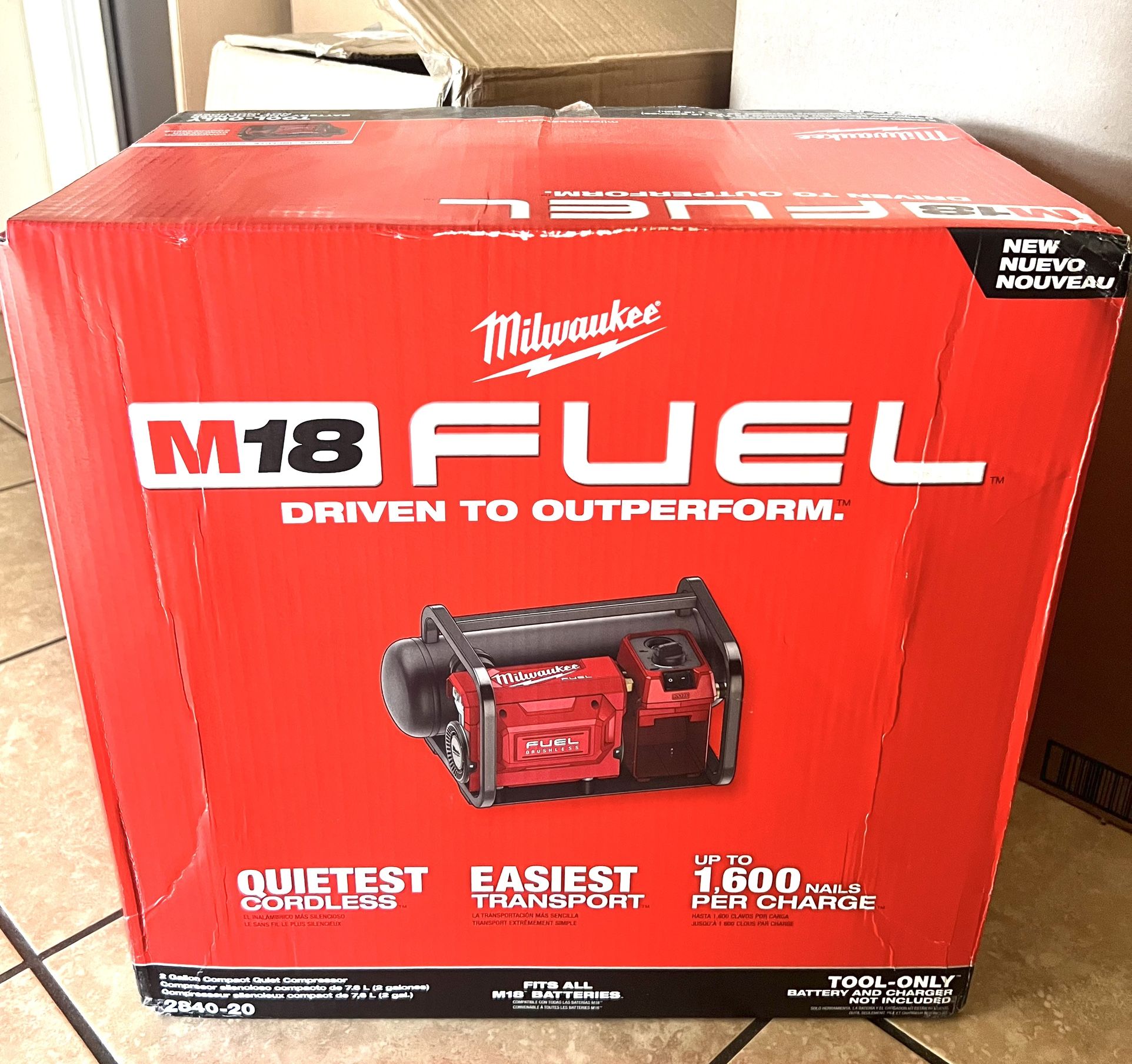Milwaukee Electric Compact Quiet Compressor