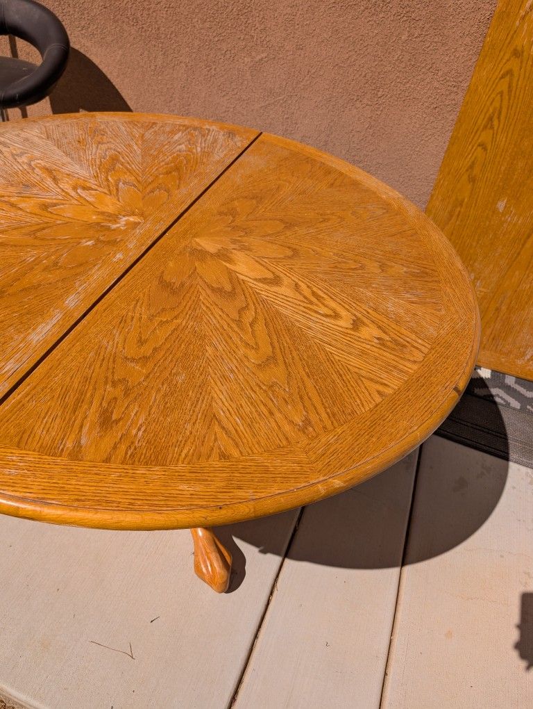 6 Ft Square And Round Dining Table Oak