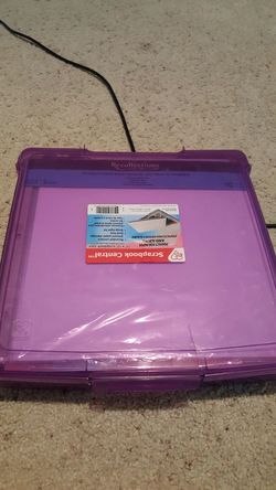 Over 150 pcs scrapbook stuff w case