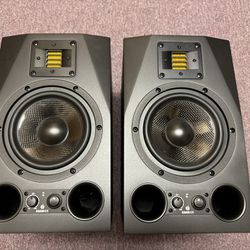 Adam A7X with Isolation Stands