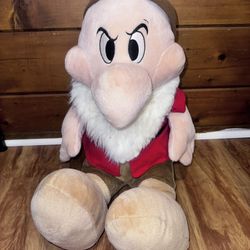 30” Inch Jumbo Large Disney GRUMPY Plush Stuffed Animal Giant SNOW WHITE Seven D