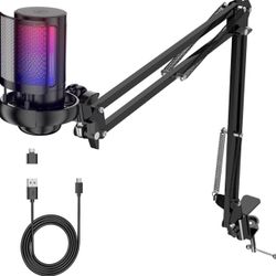 NEW! USB Microphone with RGB Lighting