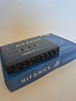 HIFONICS 4 BAND EQUALIZER WITH LINEDRIVE