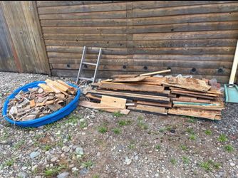 Scrap wood for burning