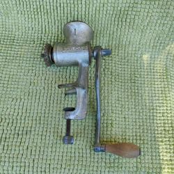 Vintage universal brand meat grinder attachment