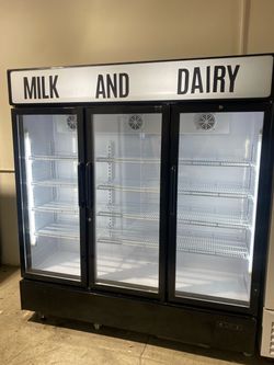 Commercial 3-Door Glass Reach-In Refrigerator