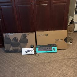 Complete Home Office Bundle – Dual 32” Monitors + Dock + Webcam + Wireless Keyboard/Mouse