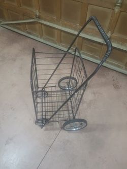 Easy Wheels Heavy-Duty Folding Metal Utility Shopping Cart