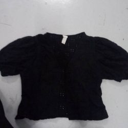 Knitted Ladies' Petite Cardigan in Black
