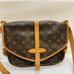 Louis Vuitton Monogram Messenger Shoulder Bag – Authentic Vintage