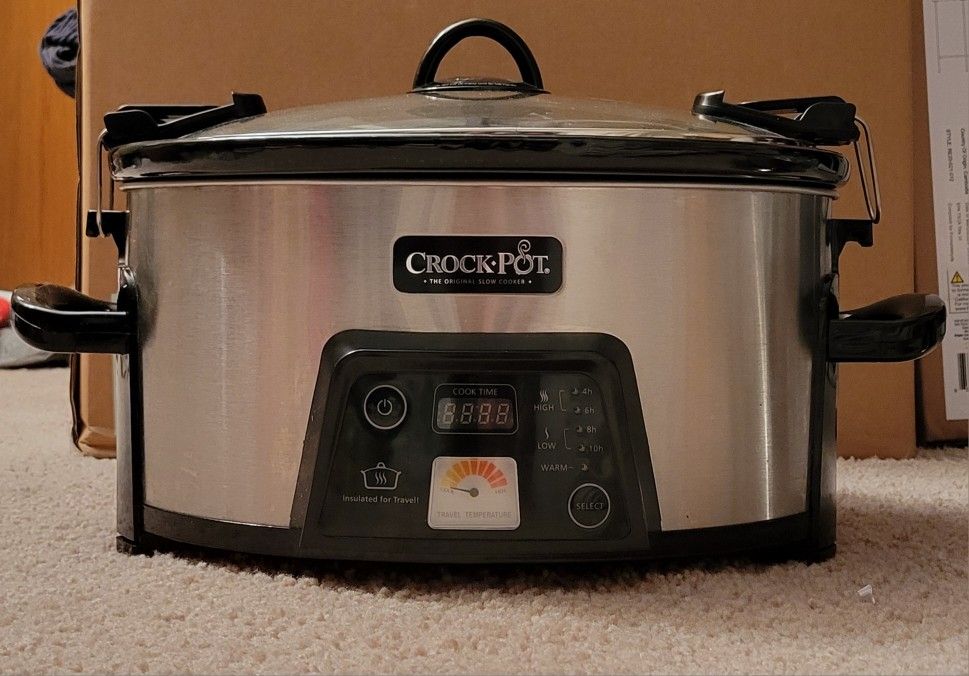 Silver Slow Cooker