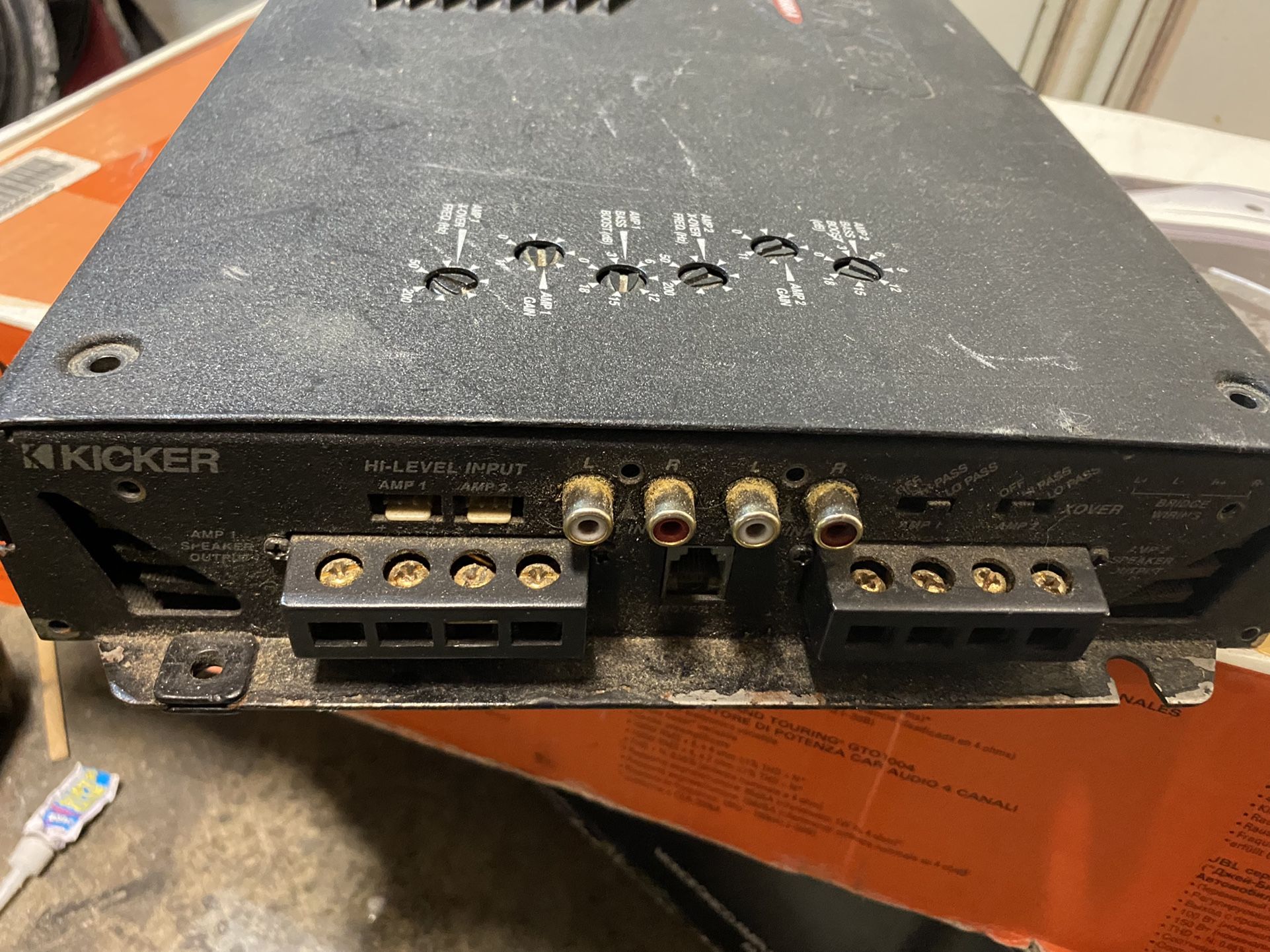 Kicker KX600.4 Amp Old School 4 Channel Car Amp for Sale in