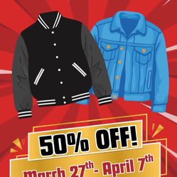 Jackets 50%off