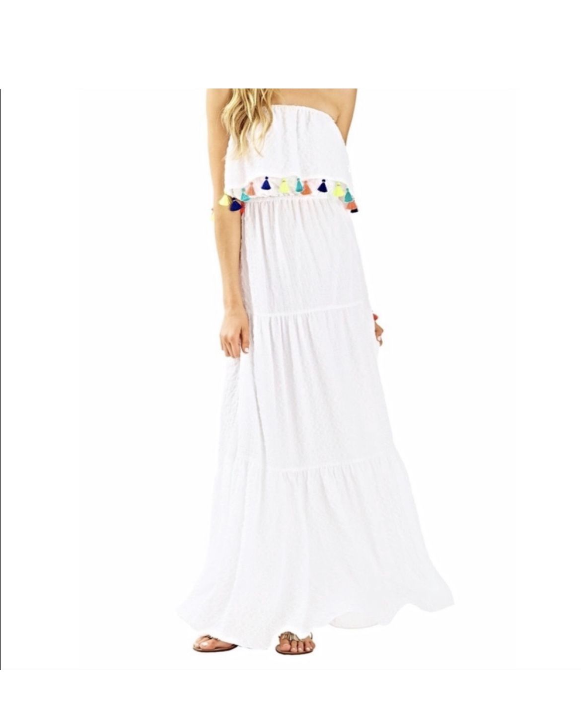 Lilly Pulitzer NWT Caridee Strapless Maxi Dress $228.