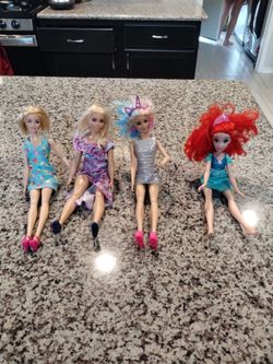 Barbie and Chelsea dolls $3 each
