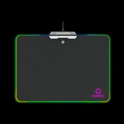 GameMax Computer Gaming Mouse Pad w/9 Lighting RGB Modes & Fingerprint Access