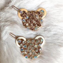 Mickey Mouse Ears Hair Clips