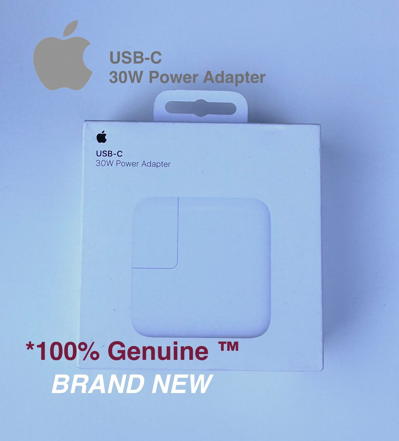 Apple USB-C 30W Power Adapter, Brand NEW