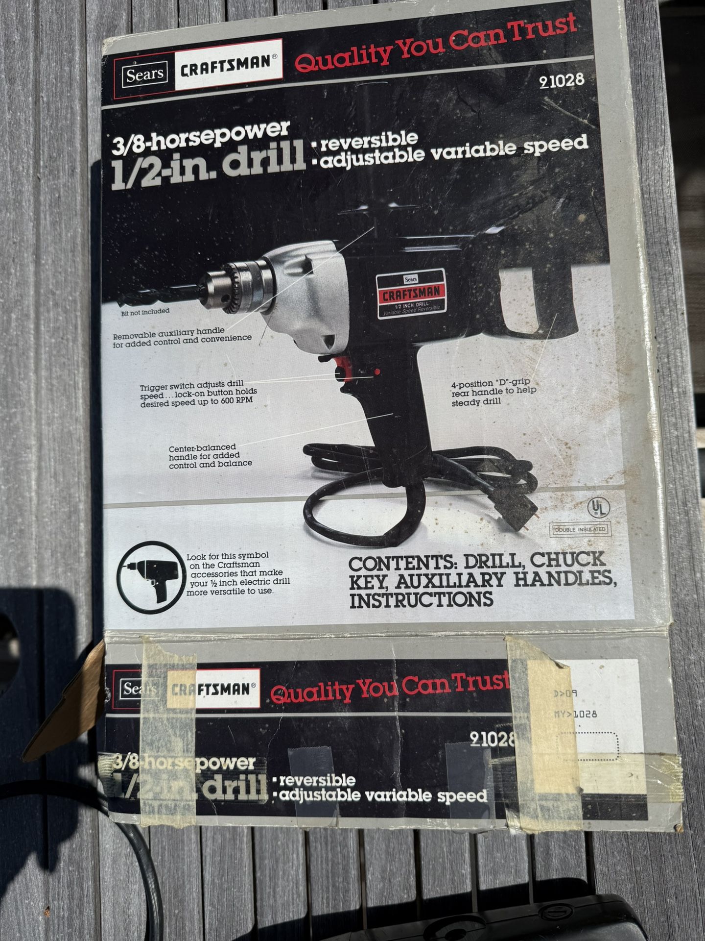Sears 3/8 Hp Half Inch Drill
