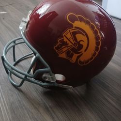 Trojans NCAA Riddell mini football helmet