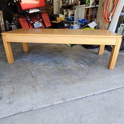 Solid Oak Coffee Table