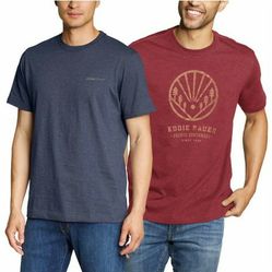 Eddie Bauer Men’s Tees 2pack S-3XL Size Available 