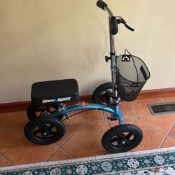 Knee scooter - Off-road knee rover Brand with Basket 