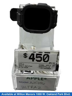 Apple A2986__apple Watch Ultra 2 Gray Smart Watch