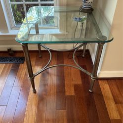 Glass, Coffee Table, And End Table