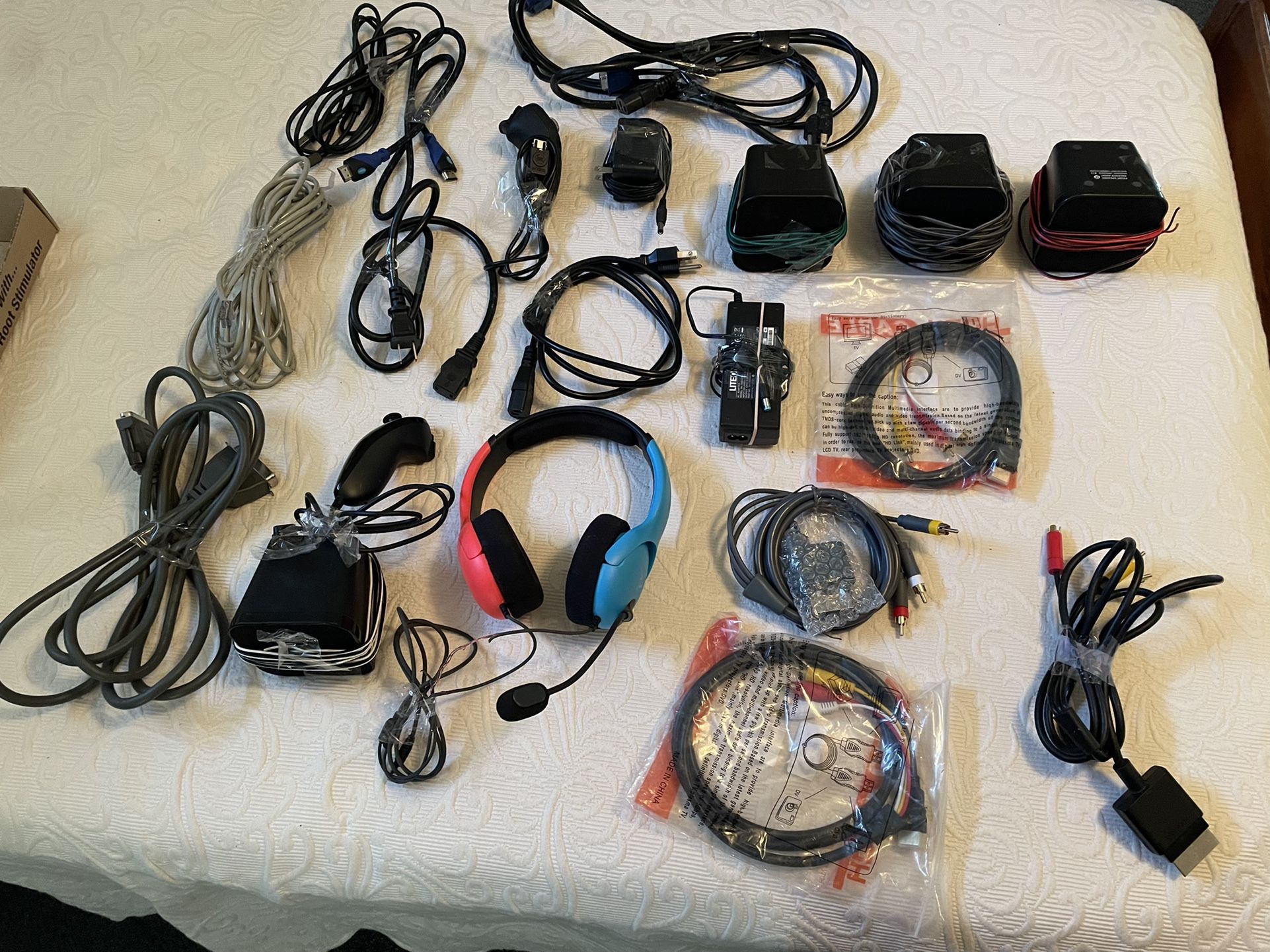 18 Electrical Cord /cable Items-$50 All