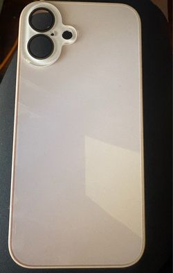 Light pink glossy phone case