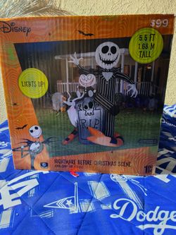 Disney Nightmare Before Christmas Airblown Inflatable 5.5 FT